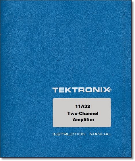 Tektronix 11A32 User Reference Manual - Click Image to Close